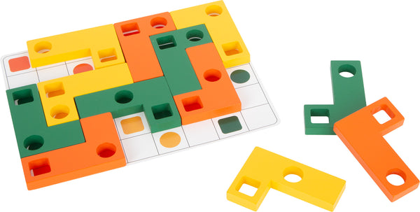 small foot - Geometric Shapes Wooden Learning Puzzle