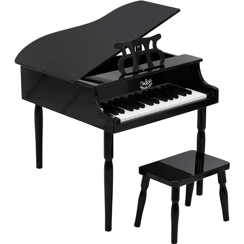 VILAC - Black Grand Piano with 30 keys and sheet music