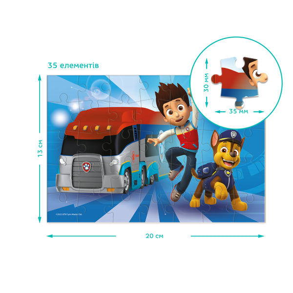 DODO TOYS - 35pcs - Puzzle mini - Paw Patrol Ryder and Chase