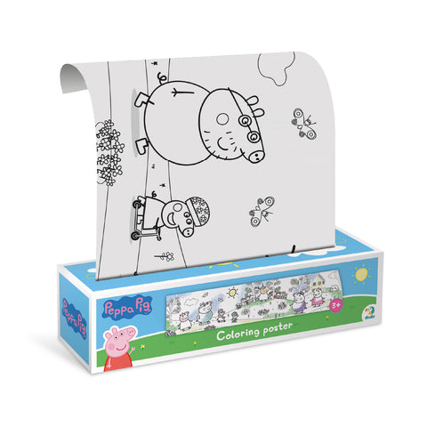 DODO TOYS - Colouring poster - Peppa Pig - Family Walk