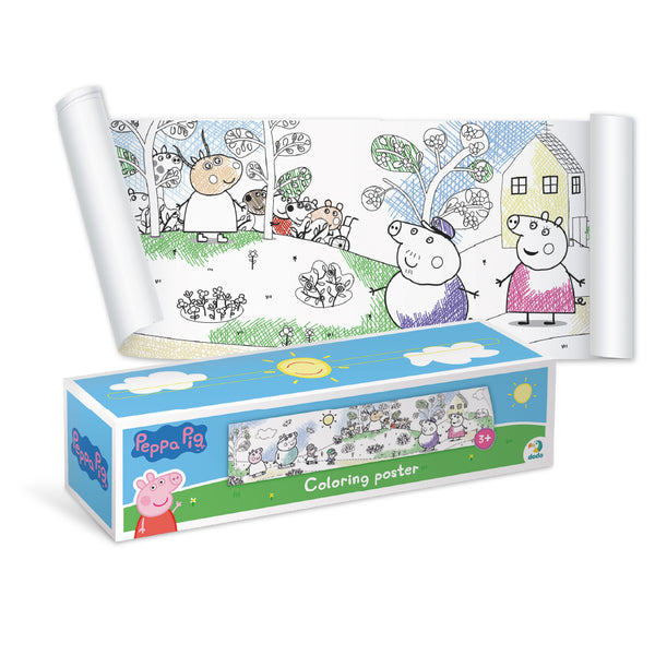 DODO TOYS - Colouring poster - Peppa Pig - Family Walk