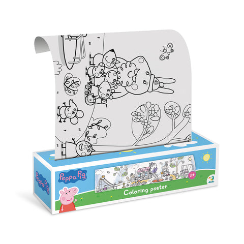 DODO TOYS - Colouring poster - Peppa Pig - Playtime