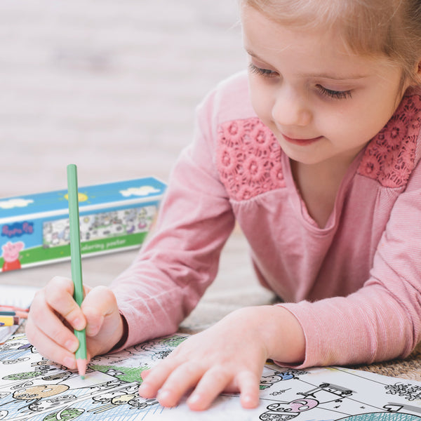 DODO TOYS - Colouring poster - Peppa Pig - Playtime