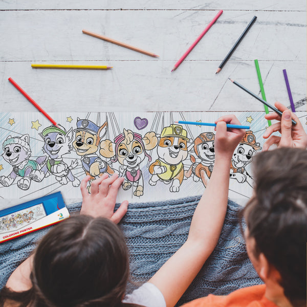 DODO TOYS - Colouring poster - Paw patrol - Friends
