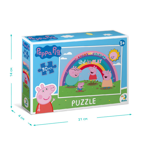 DODO TOYS - 30 pcs - Peppa Pig Playtime Puzzle