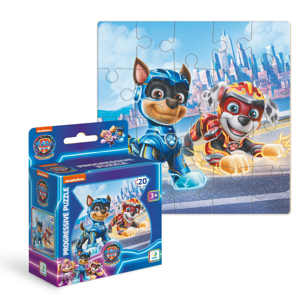 DODO TOYS - Paw Patrol - Progressive Puzzle - Chase & Marshal - 20pcs