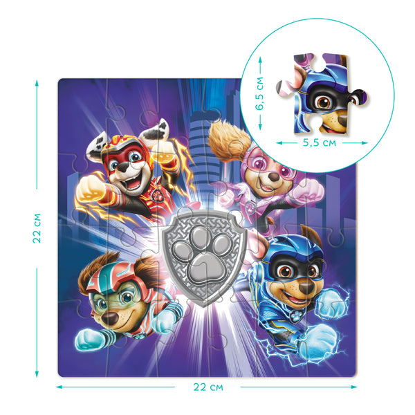 DODO TOYS - Paw Patrol - Progressive Puzzle - Mighty Heroes - 24pcs