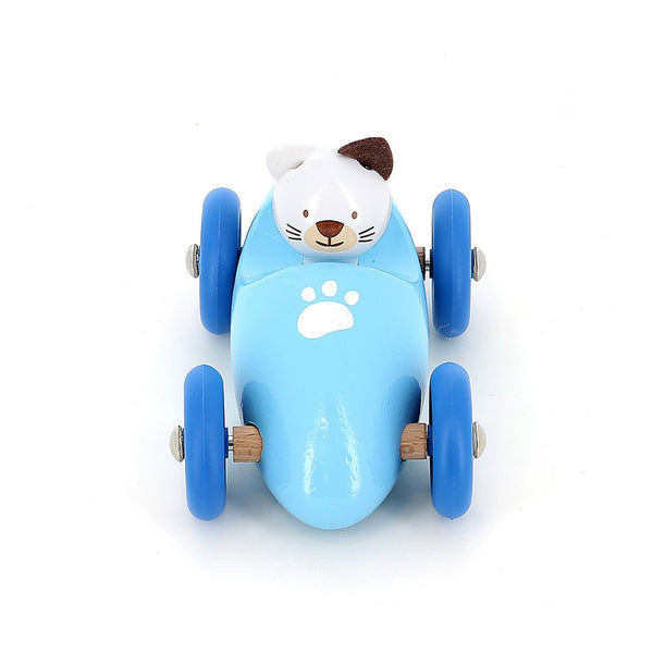 VILAC - Boizoos wooden car, Mariette the kitten