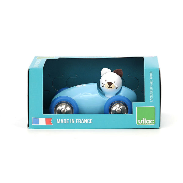 VILAC - Boizoos wooden car, Mariette the kitten