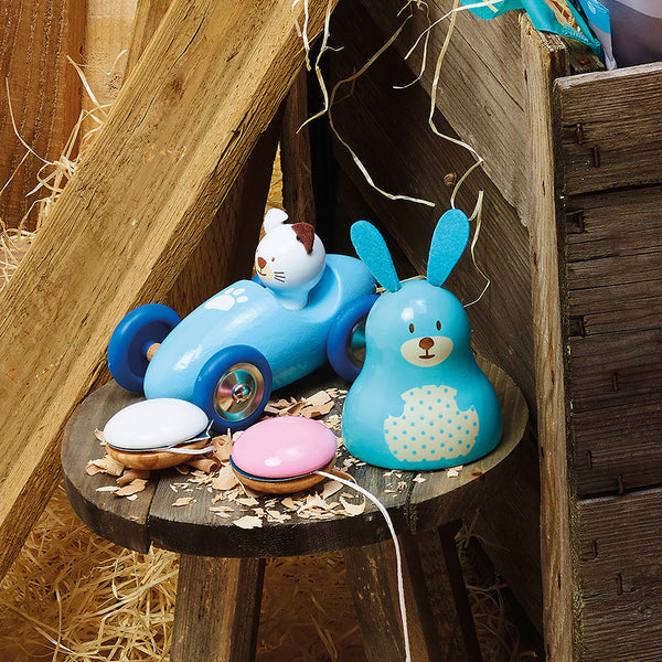 VILAC - Boizoos wooden car, Mariette the kitten