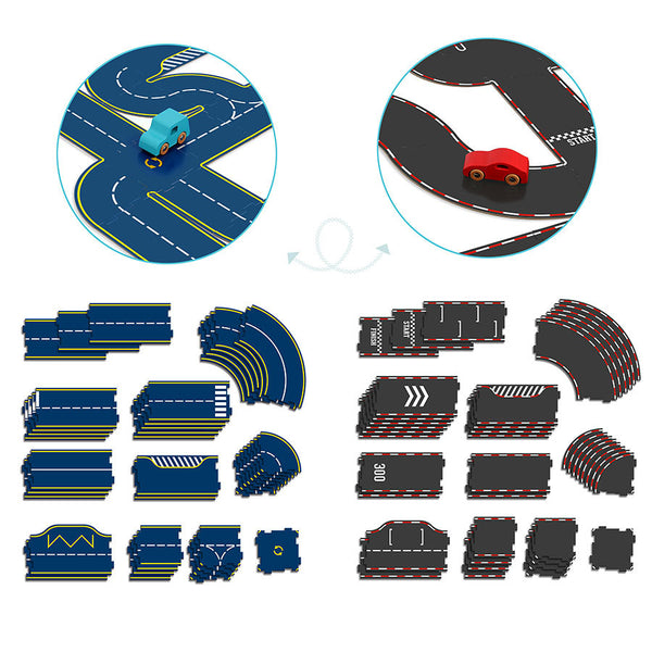 VILAC - Reversible cardboard race track, Vilacity