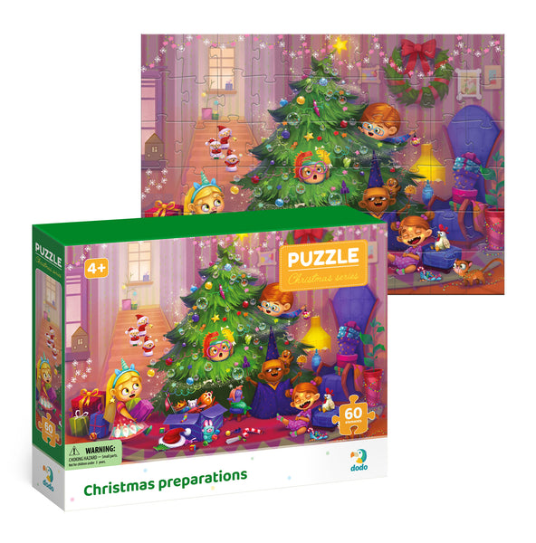 DODO TOYS - 60pcs - Preparing for Christmas Puzzle