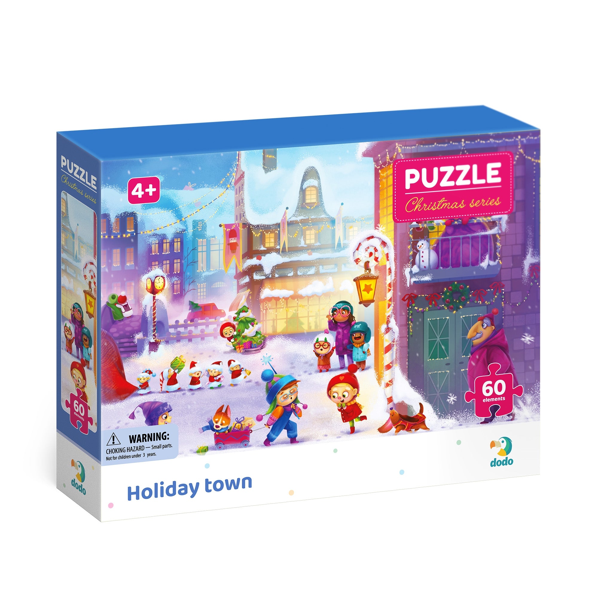 DODO TOYS - 60pcs - Holiday Town Puzzle
