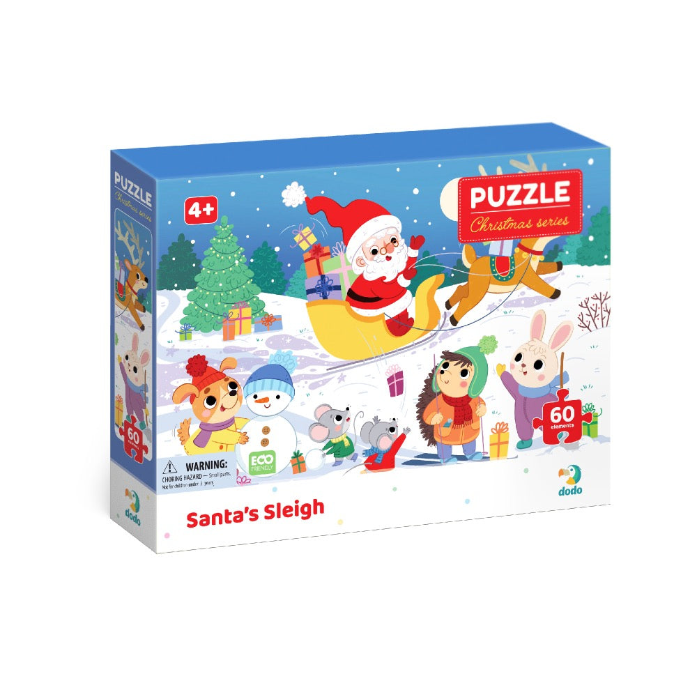 DODO TOYS - 60pcs - Santa's Sleigh Puzzle