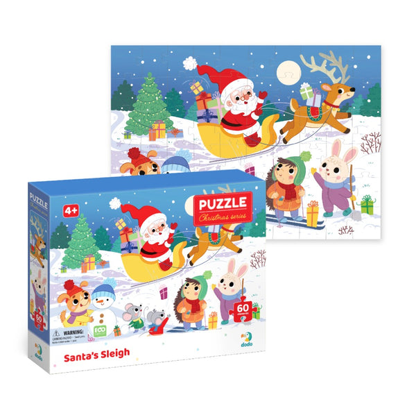 DODO TOYS - 60pcs - Santa's Sleigh Puzzle