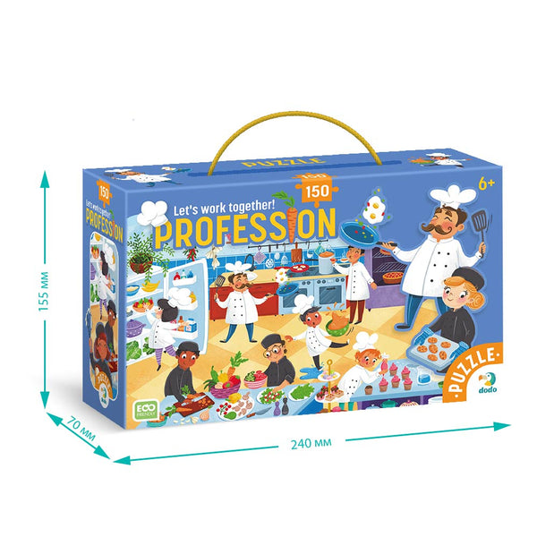 DODO TOYS - 150 pcs - Professions Puzzle - Chef