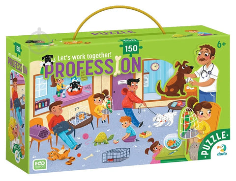 DODO TOYS - 150 pcs - Professions Puzzle - Veterinarian