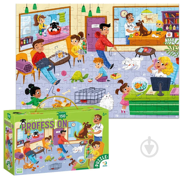 DODO TOYS - 150 pcs - Professions Puzzle - Veterinarian