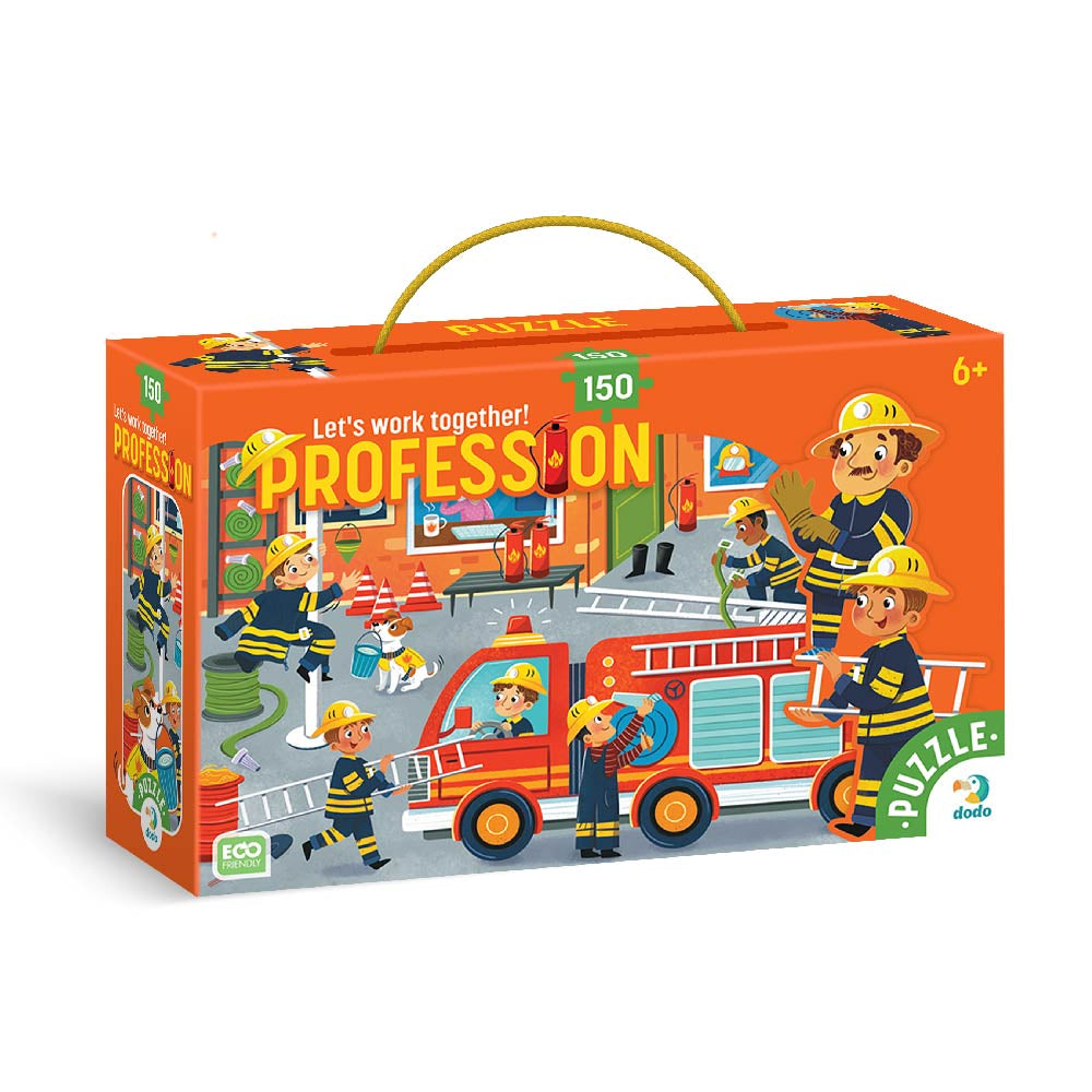 DODO TOYS - 150 pcs - Professions Puzzle - Firefighter