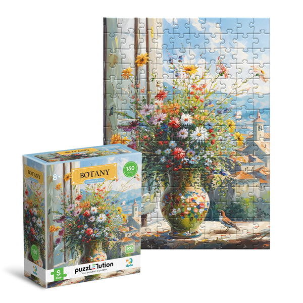 DODO TOYS - 150 pcs - Botany Flowers in a vase Puzzle