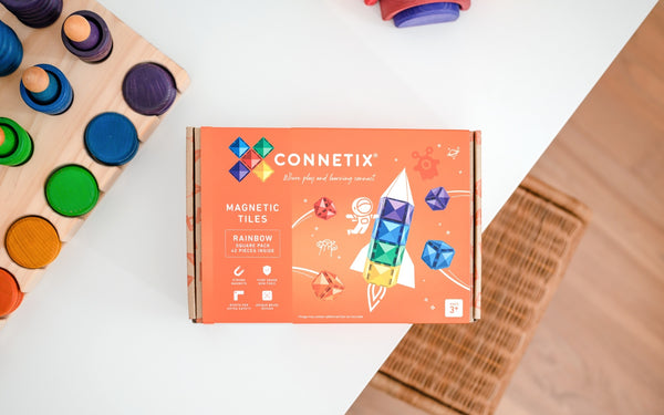 CONNETIX: Rainbow Square Pack 42 pc