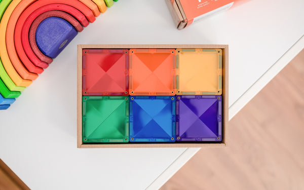 CONNETIX: Rainbow Square Pack 42 pc
