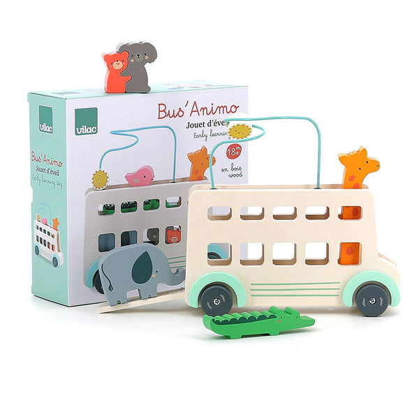 VILAC - Early learning game, Animal Bus