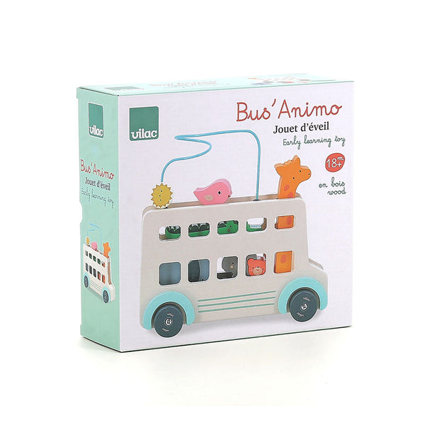 VILAC - Early learning game, Animal Bus