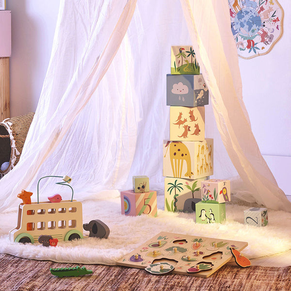 VILAC - Early learning game, Animal Bus
