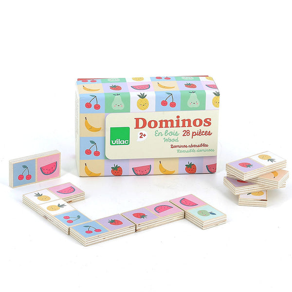VILAC - Fruits and Vegetable reversible dominoes
