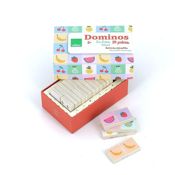 VILAC - Fruits and Vegetable reversible dominoes