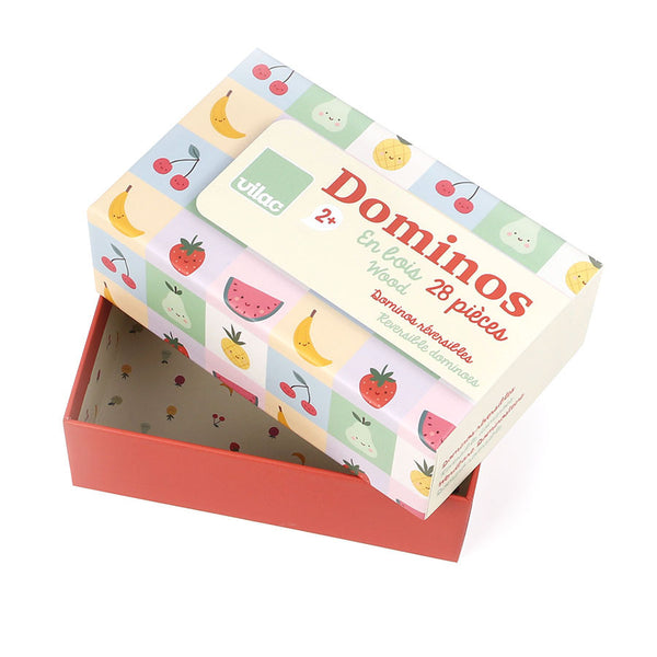 VILAC - Fruits and Vegetable reversible dominoes