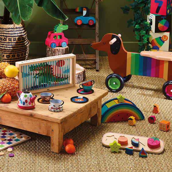 VILAC - Wooden puzzle, I'm learning to count fruit