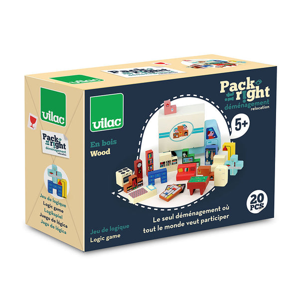 VILAC - Wooden logic game, Pack it right The move