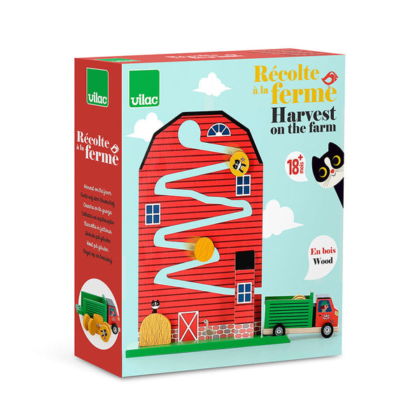 VILAC - Wooden educational toy, Harvest at the Farm