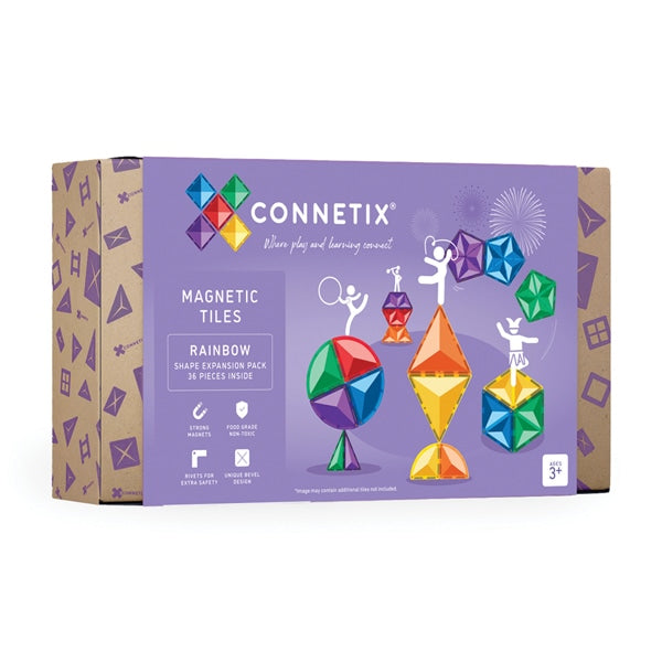 CONNETIX - Rainbow Shape Expansion Pack 36 pc