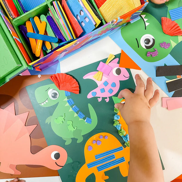MY CREATIV BOX - Dinosaur Collage Activity Box