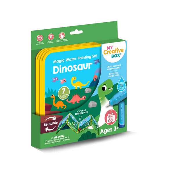MY CREATIVE BOX - Dinosaur Magic Water Painting Set