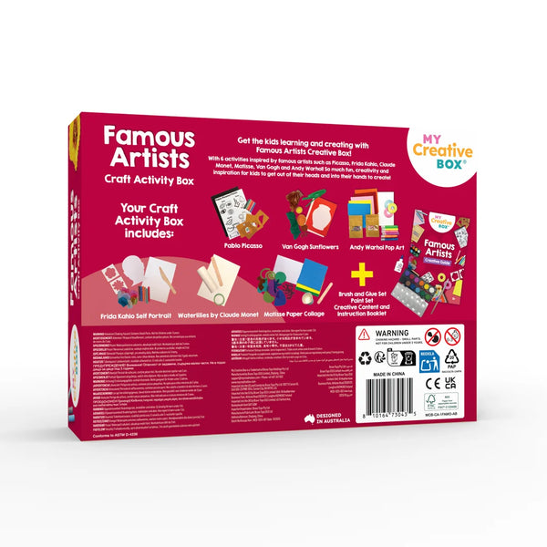 MY CREATIVE BOX - Famous Artists Craft Activity Box