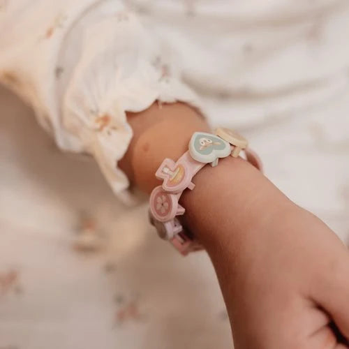 LITTLE DUTCH - Slide Charm Bracelets - Pink - Fairy Garden