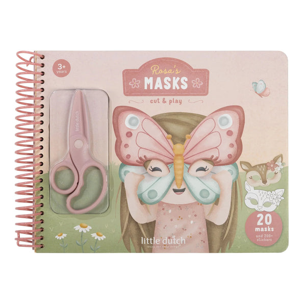 LITTLE DUTCH - Scrapbook - Rosa's masks - Cut & Play