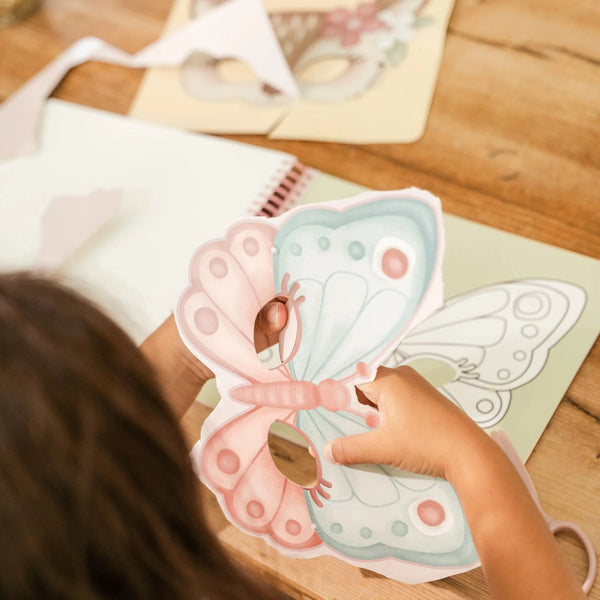 LITTLE DUTCH - Scrapbook - Rosa's masks - Cut & Play