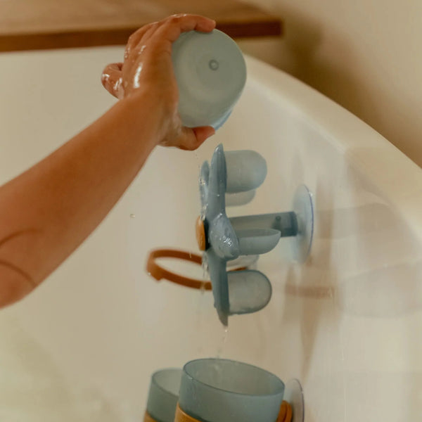 LITTLE DUTCH - Bath Wall Cups - Blue - Essentials