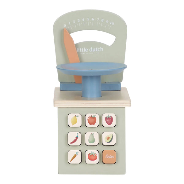 LITTLE DUTCH - Wooden play scale - Green