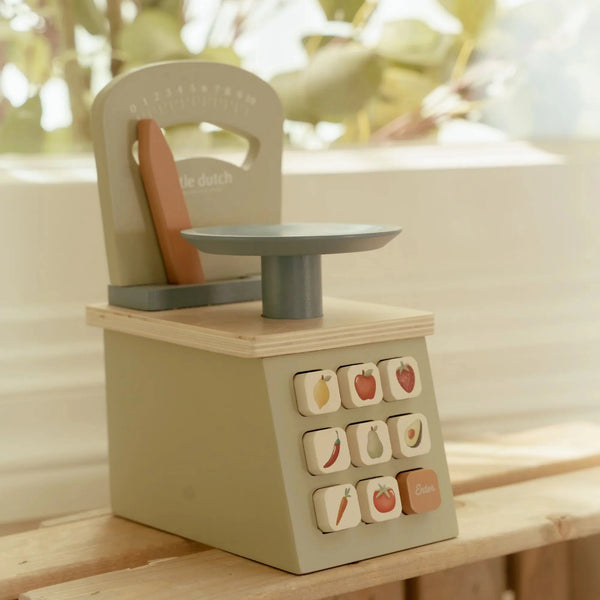 LITTLE DUTCH - Wooden play scale - Green
