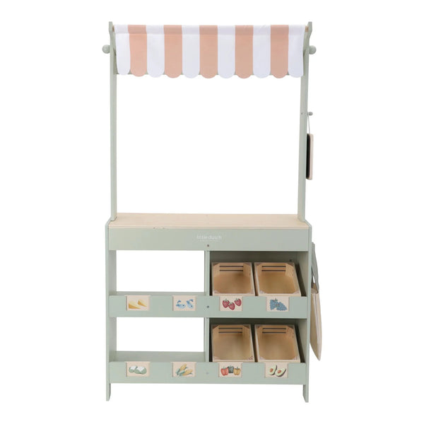 LITTLE DUTCH - Wooden market stall – Green