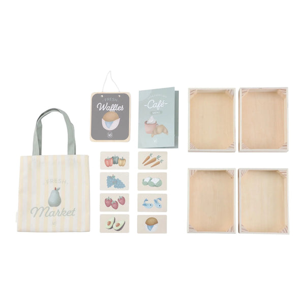 LITTLE DUTCH - Wooden market stall – Green