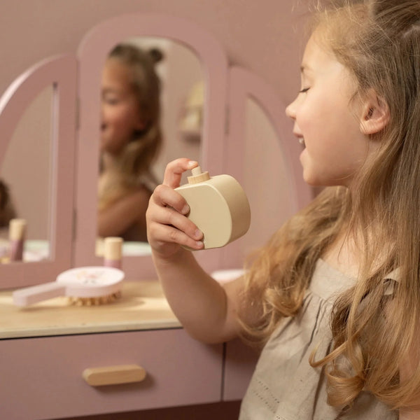 LITTLE DUTCH - Wooden dressing table – Pink – Essentials