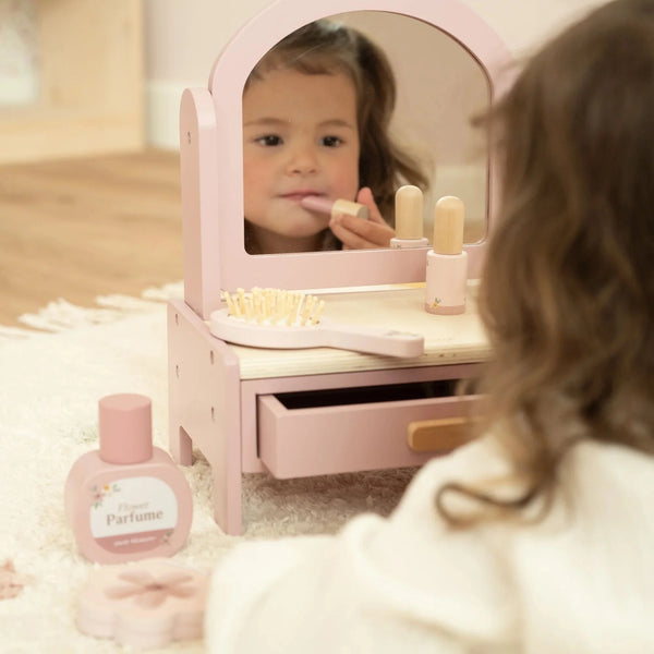 LITTLE DUTCH - Wooden dressing table - Pink - Essentials