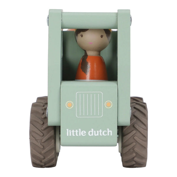 LITTLE DUTCH - Wooden Cement Truck – Green – Essentials Price